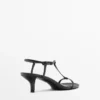 Strappy Mid-Heel Sandals Strappy Mid-Heel Sandals