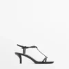 Strappy Mid-Heel Sandals Strappy Mid-Heel Sandals