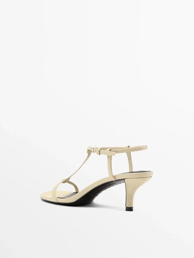Strappy Mid-Heel Sandals Strappy Mid-Heel Sandals