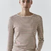 Striped 100% Cotton T-Shirt