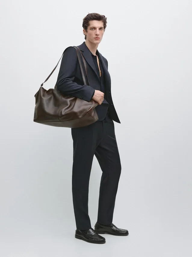 Striped Cool Wool Suit Blazer Striped Cool Wool Suit Blazer