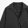 Striped Cotton Blend Shirt