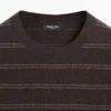 Striped Knit Crew Neck Sweater Striped Knit Crew Neck Sweater