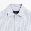 Striped Slim Fit Linen Shirt