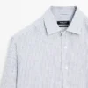 Striped Slim Fit Linen Shirt