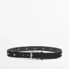 Studded Openwork Belt