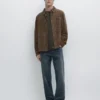 Suede Leather Overshirt Suede Leather Overshirt