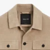 Suede Leather Overshirt Suede Leather Overshirt