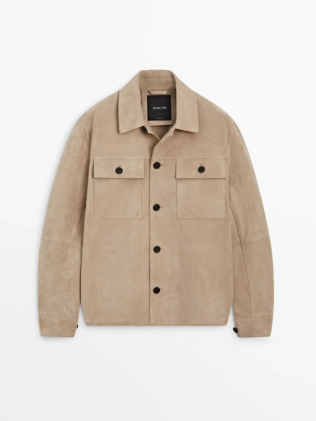 Suede Leather Overshirt Suede Leather Overshirt