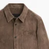 Suede Leather Overshirt Suede Leather Overshirt