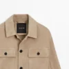 Suede Leather Overshirt Suede Leather Overshirt