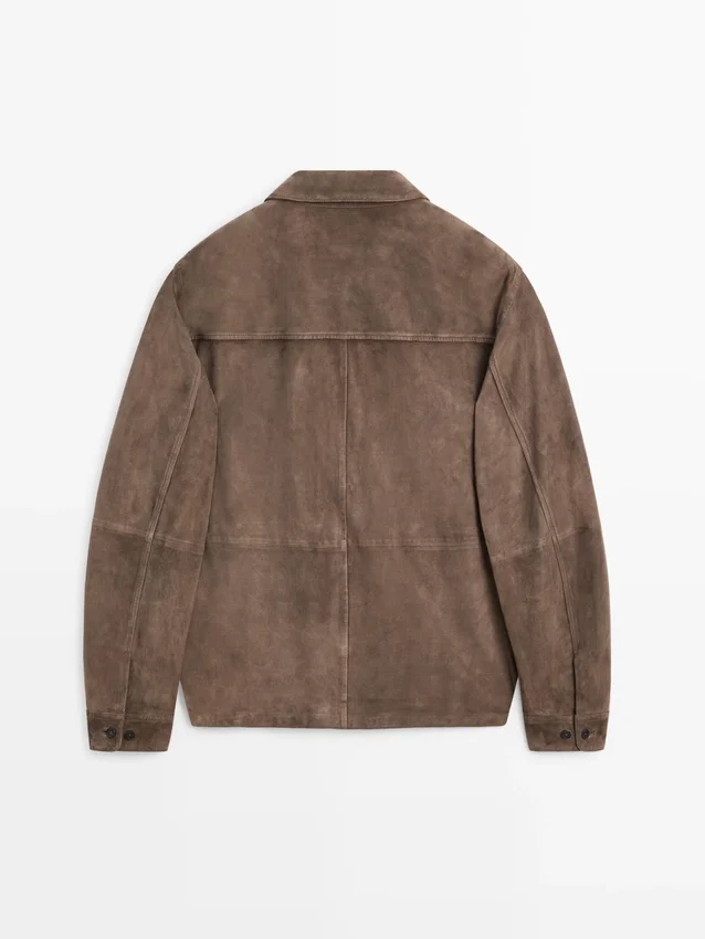Suede Leather Overshirt Suede Leather Overshirt