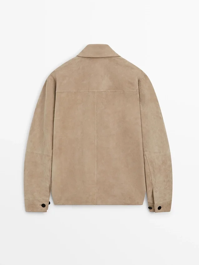 Suede Leather Overshirt Suede Leather Overshirt