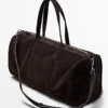 Suede Leather Travel Bag
