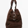 Suede Leather Travel Bag