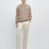 Tailored Fit Barrel Trousers