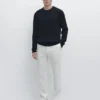 Tapered Fit Linen Trousers Tapered Fit Linen Trousers