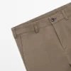 Tapered Fit Micro Textured Trousers