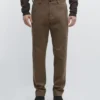 Tapered Fit Micro Textured Trousers