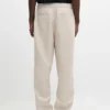 Total Look Linen Trousers with Waist Detail