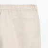 Total Look Linen Trousers with Waist Detail