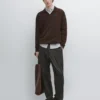 Twill Wool Blend Trousers Twill Wool Blend Trousers