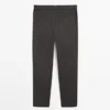 Twill Wool Blend Trousers Twill Wool Blend Trousers