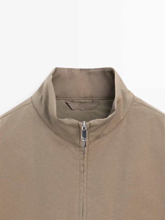 Water-Repellent Puffer Jacket with High Neck Water-Repellent Puffer Jacket with High Neck