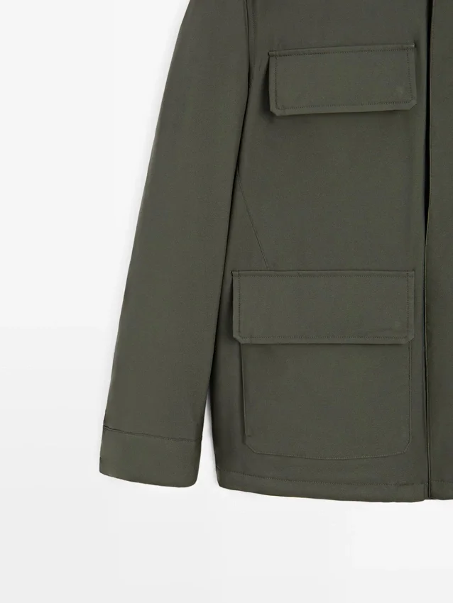 Water-Repellent Puffer Jacket with Pockets Water-Repellent Puffer Jacket with Pockets