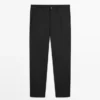 Wide-Leg Cool Wool Suit Trousers