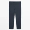 Wide-Leg Cool Wool Suit Trousers
