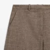 Wide-Leg Voluminous Wool Blend Trousers