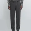 Wool Blend Flannel Trousers Wool Blend Flannel Trousers