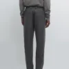 Wool Blend Flannel Trousers Wool Blend Flannel Trousers