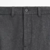 Wool Blend Flannel Trousers Wool Blend Flannel Trousers