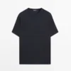 Wool Blend Knit T-Shirt Wool Blend Knit T-Shirt