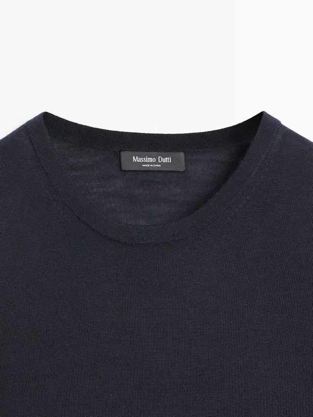 Wool Blend Knit T-Shirt Wool Blend Knit T-Shirt