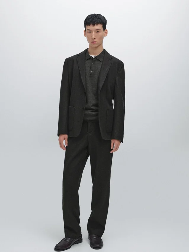 Wool Blend Trousers Wool Blend Trousers