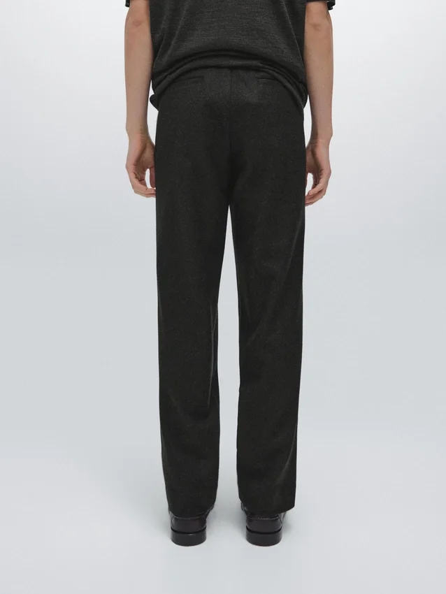 Wool Blend Trousers Wool Blend Trousers