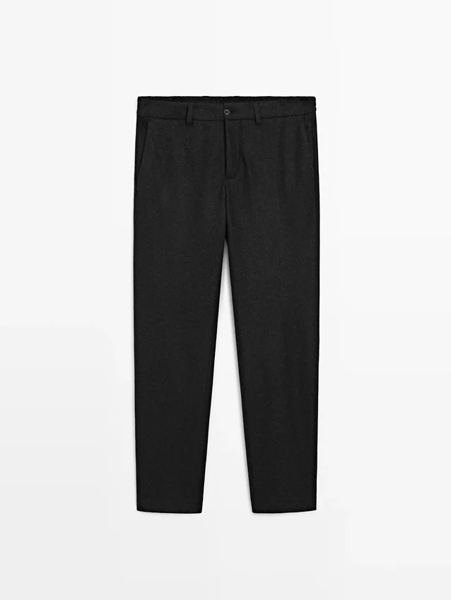 Wool Blend Trousers Wool Blend Trousers