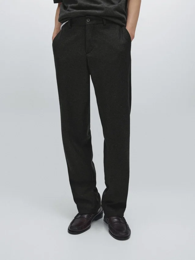 Wool Blend Trousers Wool Blend Trousers