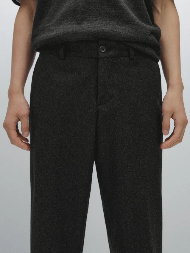 Wool Blend Trousers Wool Blend Trousers