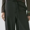 Wool Sarouel Trousers with Tie Detail
